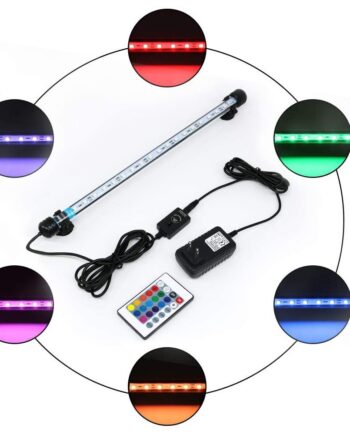 Farverigt 112 cm RGB LED Akvarielys – Forvandl dit akvarium!