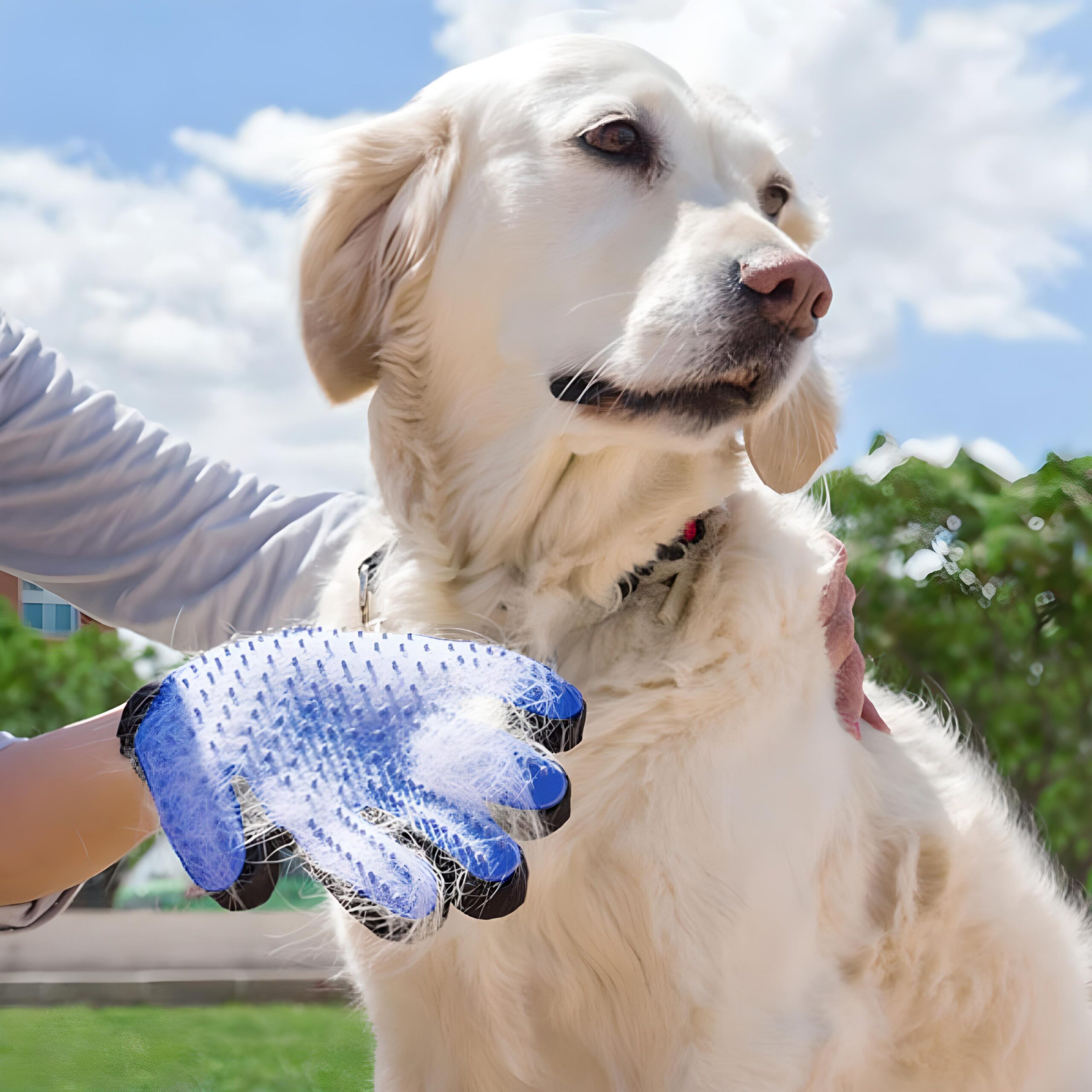 Effektiv Børstehandske til Hunde og Katte – Fjern Løse Hår