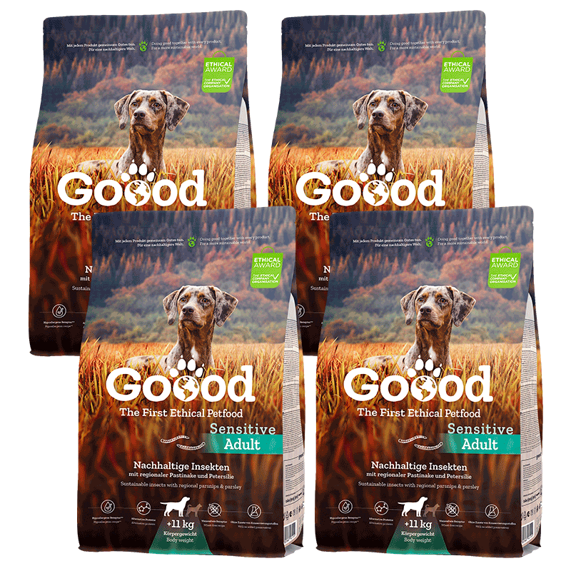 Goood Sensitive Hundefoder med Insekter til Følsom Mave