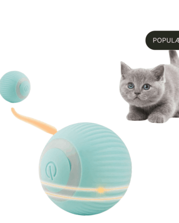 Lyserød Interaktiv Kattebold – Sjov Leg til Din Kat!