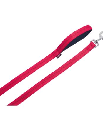Rød Blød Nylon Førerline 120 cm - Nobby Happypet