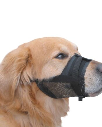 Justerbar Sort Mundkurv til Hund - Nobby Happypet Black