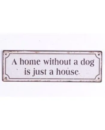 Sødt Emaljeskilt til Hund - Perfekt til Dit Hjem!