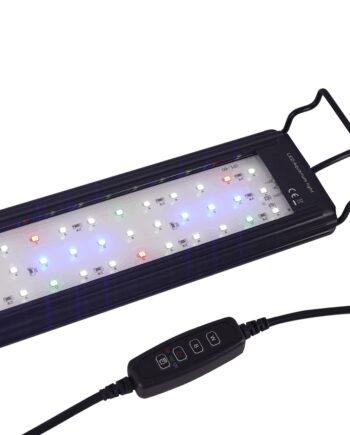 Hvid Akvarie Armatur Led Blå Rød Grøn Justerbar Længde Ip66 - Ledlife Happypet  - 5740031814096