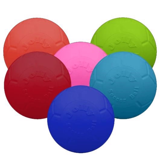 Jolly Soccer Ball Punkterfri Hundebold Rød - Jolly Pets Happypet - 788169720846