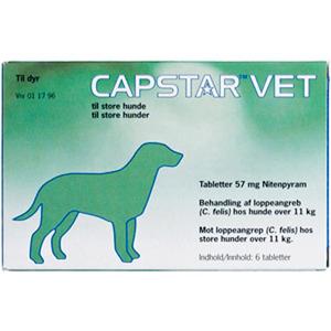 Capstar Vet Loppemiddel Til Hund Tab - Capstar Vet Happypet  - 5420036914969