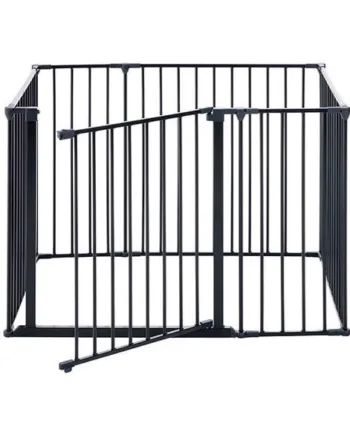 Sort Dogspace Hvalpegård Med Låge - Dogspace Happypet  - 5705548047443