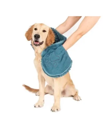 Dirty Dog Shammy Towel Blå - Dirty Dog Happypet  - 849670018577