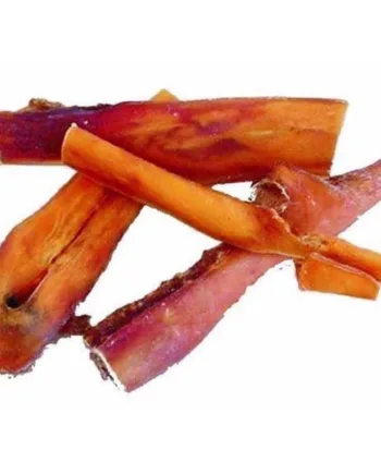 Tørret Oksehovedhud Pandelapper 250 - Tikki Happypet  - 5709437042250