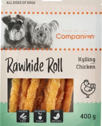 Companion Chicken Rawhide Roll 400g - Companion Happypet  - 5701883454571