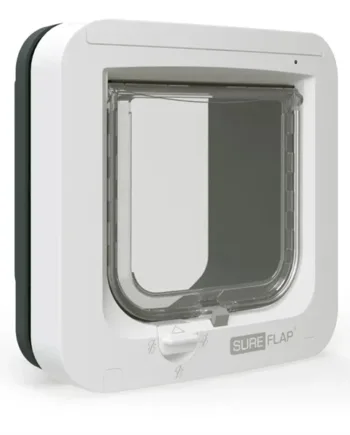 Hvid Sureflap Elektronisk Kattelem Med Chip Scanner Grå - Sure Petcare Happypet  - 5060180394325