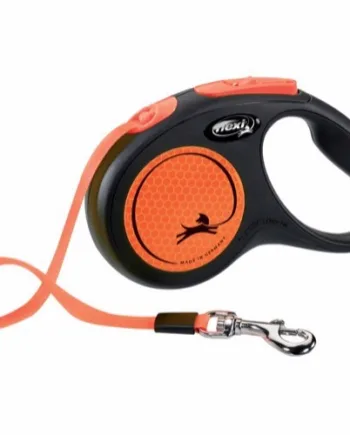 Flexi Neon Bånd Line Orange Max 15kg - Flexi Happypet  - 4000498032008