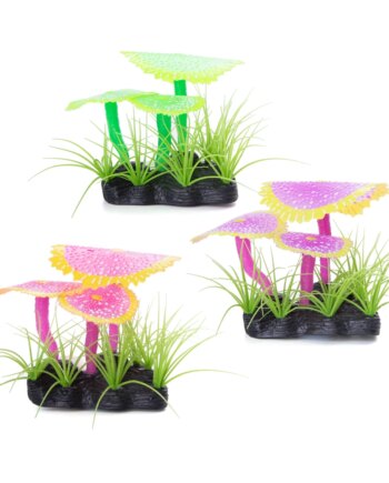 Grøn Fluorescerende Akvatiske Planter Rød Lilla - Nobleza Happypet  - 8719138050741