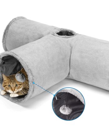 Kattetunnel Grå 80x30x25 - Nobleza Happypet  - 8719138140312