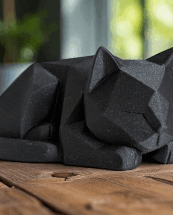 Sort Delta Low Poly Kat Onyx Black Sparkle - Jm Dimensions Happypet  - 5705040329122