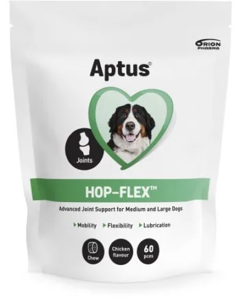 Grøn Aptus Hop Flextyggetabletter Med Læbet Musling Stk - Aptus Happypet  - 6432100059376
