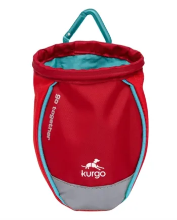 Kurgo Stuff Treat Bag Rød - Ruffwear Happypet  - 813146019139