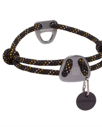 Sort Ruffwear Knot Collar Halsbånd Obsidian Black - Ruffwear Happypet  - 748960577025