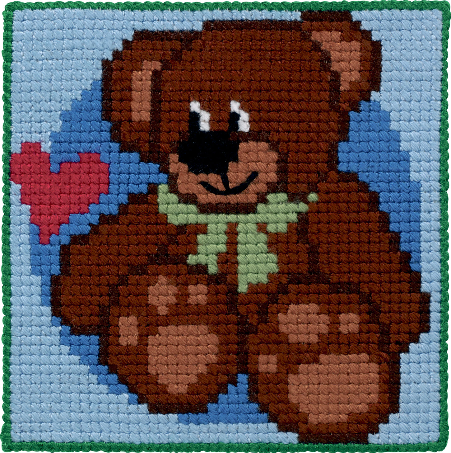 Permin Broderi Påtegnet Broderikit Til Børn Med Hund 9355 - Happypet