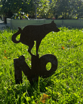 Forbudtskilt Hund Stort - Zinkbakken Happypet