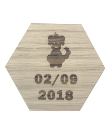 Design Plade Med Hund Dato - Happypet