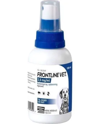 Frontline Spray Mod Lopper Flåter 100 - Frontline Happypet  - 3661103010470