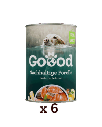 Goood Adult Vådfoder Ørred 6x400 - St. Hippolyt Happypet  - 4001967178272