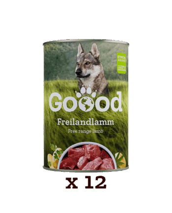 Goood Adult Vådfoder Frilandslam 6x400 - St. Hippolyt Happypet  - 4001967178265