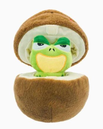 Hugsmart Puzzle Hunter Plys Coconut Frog - Hugsmart Happypet  - 628176680897