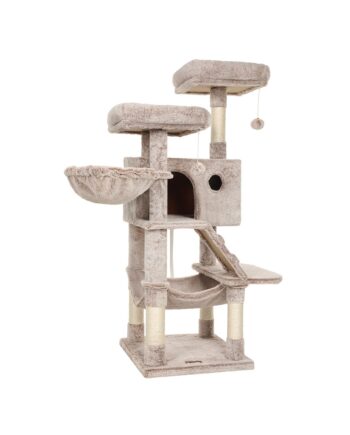 Beige Liam Kradsetræ - Vasagle Happypet  - X001BSS8HZ