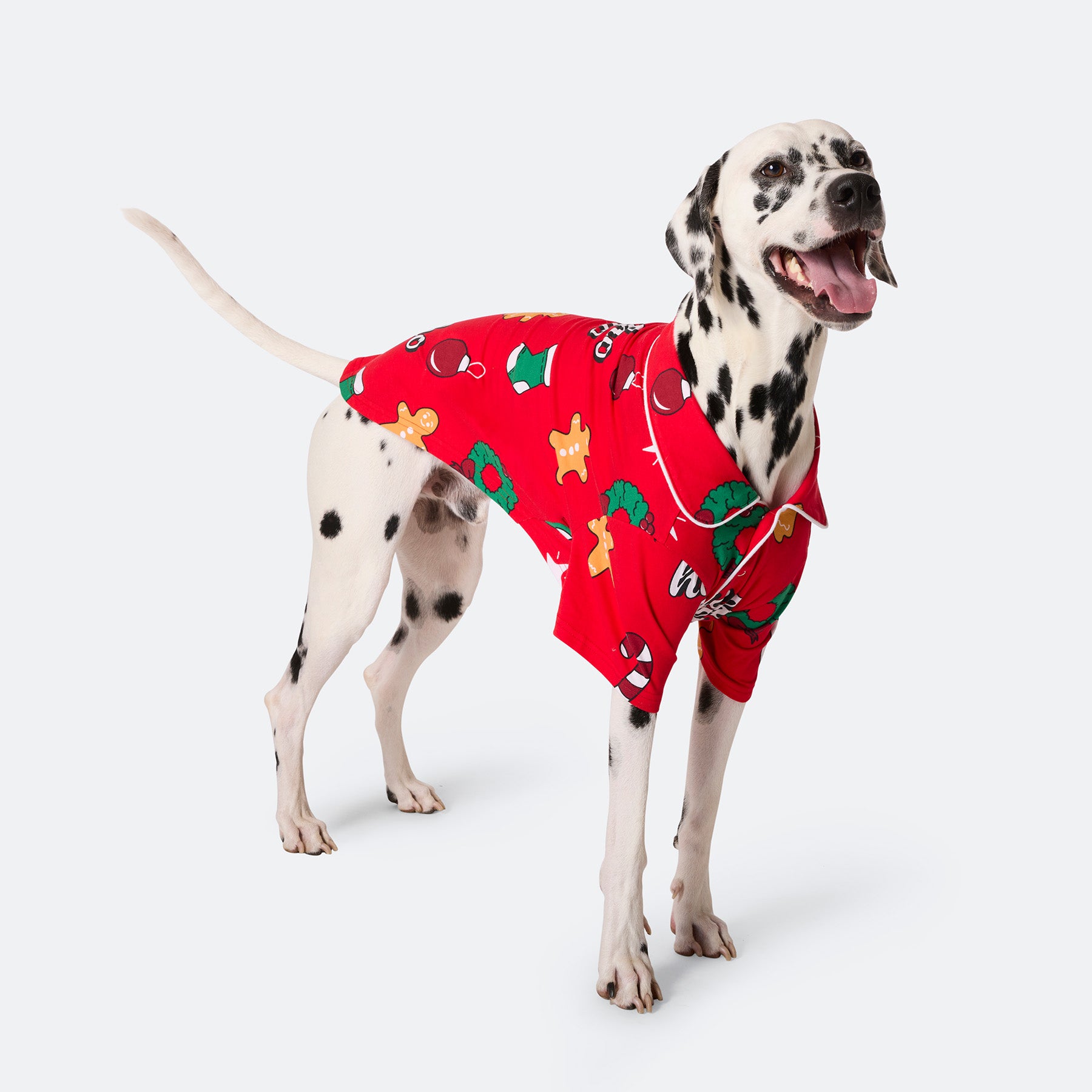 Rød Hohoho Julepyjamas Til Hunde - Sillysanta Happypet  - 7073008440201