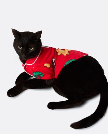 Rød Hohoho Julepyjamas Til Katte - Sillysanta Happypet  - 7073008440201