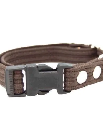 Webbing Halsbånd Med Snaplås Brun Xlarge - Fenriz Happypet  - 5708043161126