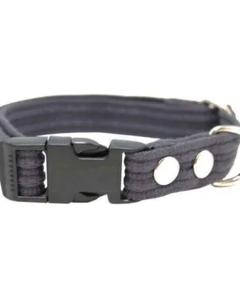 Webbing Halsbånd Med Snaplås Grå Xlarge - Fenriz Happypet  - 5708043161652