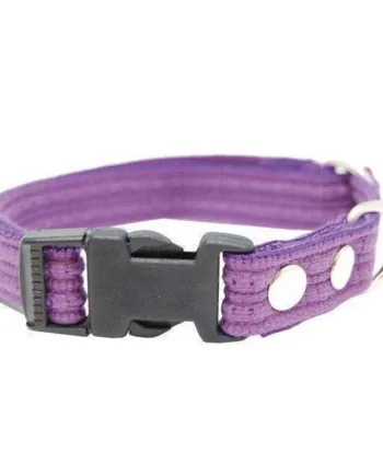 Webbing Halsbånd Med Snaplås Lilla Xlarge - Fenriz Happypet  - 5708043161195