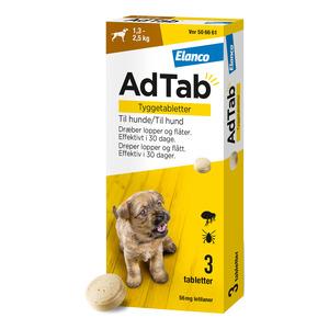 Adtab Tyggetabletter Til Hund Tabl - Adtab Happypet  - 5420036975090