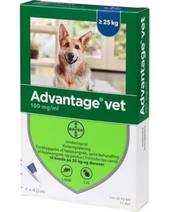 Advantage Vet Loppemiddel Til Hunde Over - Advantage Vet Happypet  - 7046264170892