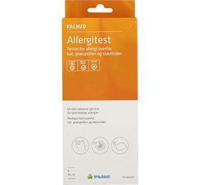 Valmed Allergitest Kat Støv Græs Stk - Valmed Happypet  - 5708367508409