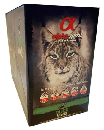 Alpha Spirit Cat Duck Snack 35g StorkØb - Alpha Spirit Happypet  - 8437013576963