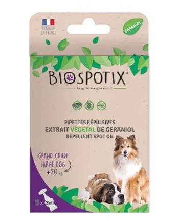 Biospotix Ugiftigt Loppe & Flåt Pipetter Til Hunde Over - Biospotix Happypet  - 3770001288918