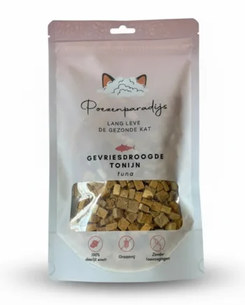 Cat Paradise 100 Frysetørret Tunfisk Til Katte Hunde - Cat Paradise Happypet  - 7423354242224