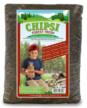 Chipsi Forrest Fresh Til Gnaver Fugle 6kg - Chipsi Happypet  - 4002973233566