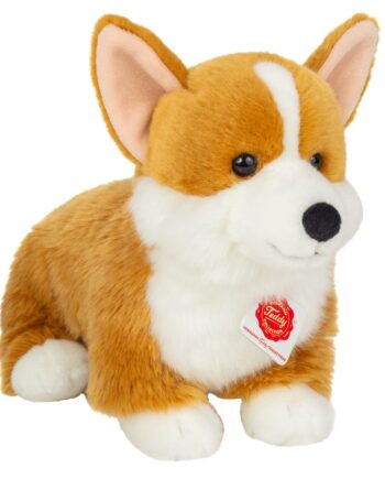 Corgi Bamse Lys Der Sidder Sød Ligner ægte Hund - Teddy Hermann Happypet  - 4004510919902