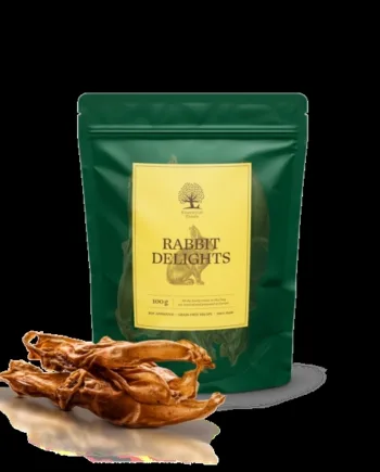 Essential Rabbit Delights Tørrede Kaninører - Essential Foods Happypet  - 5711580050044