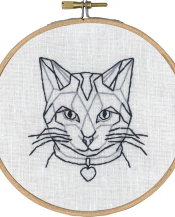 Broderi Kit Kat Streg - By Permin Happypet