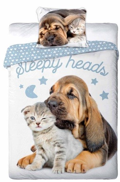 Hund Kattekilling Best Friends Sengetøj 100 Procent Bomuld - Happypet - 5907750556182