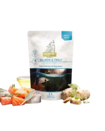 Isegrim Vådfoder Laks Ørred 410g - Isegrim Happypet  - 4250231541018