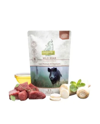 Isegrim Vådfoder Vildsvin 410g - Isegrim Happypet  - 4250231541063