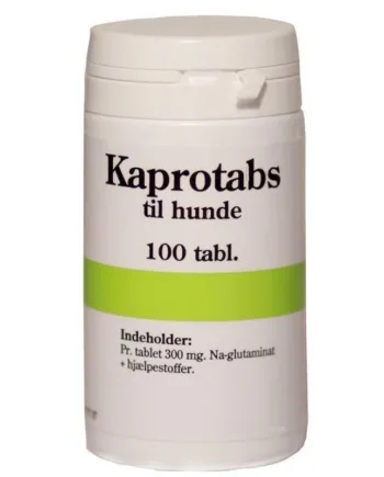 Kaprotabs Til Hunde Der Spiser Afføring 100 Tabletter - Dm Vet Happypet  - 5705824002104