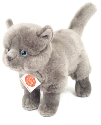 Karteuser Kat Der Står Sød Realistisk Kattebamse - Teddy Hermann Happypet  - 4004510918363